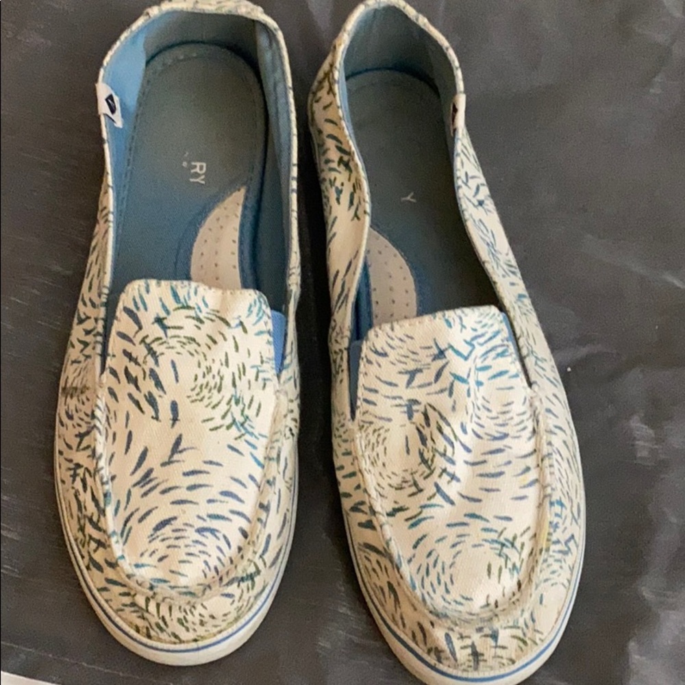 Sperry size 9.5 shoes blue sea